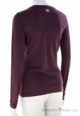 Ortovox 185 Merino Brand Outline LS Women Shirt, , Dark-Red, , Female, 0016-12079, 5638223439, , N1-11.jpg