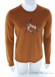 Ortovox Y185 Merino MTN Cutout LS Mens Shirt, Ortovox, Brown, , Male, 0016-12081, 5638223471, 4251877792383, N2-02.jpg