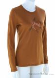 Ortovox 185 Merino MTN Cutout LS Femmes T-shirt, , Brun, , Femmes, 0016-12082, 5638223476, , N1-01.jpg