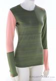 Ortovox 185 Rock‘N‘Wool LS Femmes T-shirt fonctionnel, , Vert foncé olive, , Femmes, 0016-12093, 5638223601, , N1-01.jpg