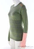 Ortovox 185 Rock‘N‘Wool LS Mujer Camiseta funcional, , Verde oliva oscuro, , Mujer, 0016-12093, 5638223601, , N1-06.jpg