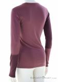 Ortovox 185 Rock‘N‘Wool LS Femmes T-shirt fonctionnel, , Rouge foncé, , Femmes, 0016-12093, 5638223607, , N1-11.jpg