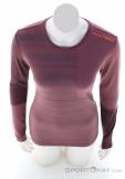 Ortovox 185 Rock‘N‘Wool LS Femmes T-shirt fonctionnel, , Rouge foncé, , Femmes, 0016-12093, 5638223607, , N3-03.jpg