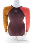 Ortovox 120 Comp Light  LS Femmes T-shirt fonctionnel, , Rouge foncé, , Femmes, 0016-12101, 5638223707, , N3-13.jpg