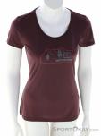 Ortovox 140 Cool Vintage Badge Damen T-Shirt, Ortovox, Dunkel-Rot, , Damen, 0016-12109, 5638226107, 4251422597500, N2-02.jpg