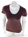 Ortovox 140 Cool Vintage Badge Damen T-Shirt, Ortovox, Dunkel-Rot, , Damen, 0016-12109, 5638226107, 4251422597494, N3-03.jpg