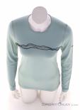 Icebreaker Merino 200 Oasis LS Crewe Femmes T-shirt fonctionnel, , Vert, , Femmes, 0011-10555, 5638226933, , N3-03.jpg