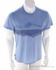 Icebreaker Merino Blend Core Cook Reflected Mens T-Shirt, Icebreaker, Blue, , Male, 0011-10560, 5638227806, 194114947006, N2-02.jpg