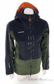 Mammut Eiger Free Advanced HS Hooded Mens Ski Jacket, Mammut, Olive-Dark Green, , Male, 0014-11720, 5638228226, 7619876469397, N2-02.jpg