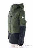 Mammut Haldigrat HS Hooded Hommes Veste de ski, , Vert foncé olive, , Hommes, 0014-11869, 5638232103, , N1-06.jpg