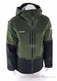 Mammut Haldigrat HS Hooded Hommes Veste de ski, Mammut, Vert foncé olive, , Hommes, 0014-11869, 5638232103, 7619876563729, N2-02.jpg