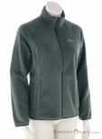 Jack Wolfskin Moonrise FZ Mujer Chaqueta de fleece, Jack Wolfskin, Verde oliva oscuro, , Mujer, 0230-10775, 5638246482, 4064886341325, N1-01.jpg