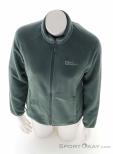 Jack Wolfskin Moonrise FZ Mujer Chaqueta de fleece, Jack Wolfskin, Verde oliva oscuro, , Mujer, 0230-10775, 5638246482, 4064886341325, N3-03.jpg