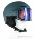 Salomon Driver Pro Sigma Photo Mips Ski Helmet with Visor, Salomon, Turquoise, , Male,Female,Unisex, 0018-11978, 5638251539, 195751656955, N1-01.jpg