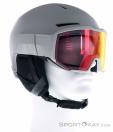 Salomon Osmo Pro Sigma Photo Ski Helmet with Visor, Salomon, Light-Gray, , Male,Female,Unisex, 0018-11979, 5638251547, 195751657105, N1-01.jpg