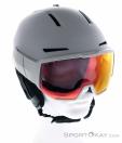 Salomon Osmo Pro Sigma Photo Ski Helmet with Visor, Salomon, Light-Gray, , Male,Female,Unisex, 0018-11979, 5638251547, 195751657105, N2-02.jpg