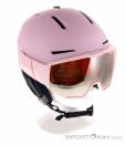 Salomon Osmo Ski Helmet with Visor, Salomon, Pink, , Male,Female,Unisex, 0018-11981, 5638251562, 195751657471, N2-02.jpg