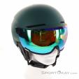 Atomic Savor Visor Stereo Skihelm mit Visier, , Grün, , Herren,Damen,Unisex, 0003-10792, 5638251571, 887445417149, N2-02.jpg