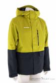 Mammut Fall Line HS Thermo Hooded Mens Ski Jacket, Mammut, Yellow, , Male, 0014-11905, 5638261378, 7619876464132, N1-01.jpg