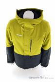 Mammut Fall Line HS Thermo Hooded Mens Ski Jacket, Mammut, Yellow, , Male, 0014-11905, 5638261378, 7619876464132, N3-03.jpg