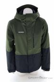 Mammut Fall Line HS Thermo Hooded Mens Ski Jacket, Mammut, Olive-Dark Green, , Male, 0014-11905, 5638261384, 7619876464187, N2-02.jpg