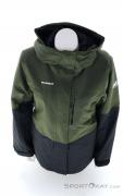 Mammut Fall Line HS Thermo Hooded Mujer Chaqueta para ski, Mammut, Verde oliva oscuro, , Mujer, 0014-11909, 5638261411, 7619876464484, N3-03.jpg