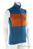 Devold Egga Grid Merino Vest Mens Ski Touring Vest, Devold, Blue, , Male, 0394-10133, 5638261429, 7028567530177, N1-01.jpg