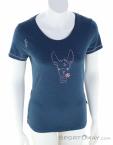 Chillaz Gandia Happy Alpaca Damen T-Shirt, Chillaz, Dunkel-Blau, , Damen, 0004-10838, 5638265455, 9120133020957, N2-02.jpg