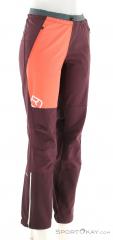 Ortovox Berrino Pants Women Ski Touring Pants, Ortovox, Dark-Red, , Female, 0016-12141, 5638265799, 4251877717775, N1-01.jpg