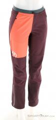 Ortovox Berrino Pants Women Ski Touring Pants, Ortovox, Dark-Red, , Female, 0016-12141, 5638265799, 4251877717775, N2-02.jpg