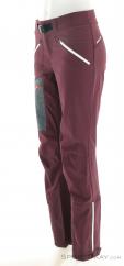 Ortovox Cevedale Pants Femmes Pantalon de randonnée, Ortovox, Rouge foncé, , Femmes, 0016-12142, 5638265804, 4251877719137, N1-06.jpg