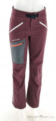 Ortovox Cevedale Pants Femmes Pantalon de randonnée, Ortovox, Rouge foncé, , Femmes, 0016-12142, 5638265804, 4251877719137, N2-02.jpg