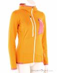 Ortovox Fleece Grid Hoody Women Fleece Jacket, Ortovox, Orange, , Female, 0016-12162, 5638269706, 4251877776314, N1-01.jpg