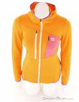 Ortovox Fleece Grid Hoody Women Fleece Jacket, , Orange, , Female, 0016-12162, 5638269706, 4251877776314, N3-03.jpg