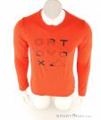 Ortovox 185 Merino Brand Outline LS Mens Shirt, Ortovox, Orange, , Male, 0016-12175, 5638269798, 4251877757023, N3-03.jpg