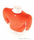 Ortovox 185 Merino Brand Outline LS Hommes T-shirt, Ortovox, Orange, , Hommes, 0016-12175, 5638269798, 4251877757016, N4-14.jpg