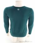 Ortovox 185 Merino Brand Outline LS Hommes T-shirt, Ortovox, Bleu foncé, , Hommes, 0016-12175, 5638269803, 4251877756934, N3-13.jpg