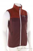 Ortovox Fleece Plus Vest Mens Ski Touring Vest, Ortovox, Dark-Red, , Male, 0016-12181, 5638270346, 4251877716723, N1-01.jpg