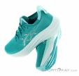 Asics Gel-Nimbus 27 Women Running Shoes, Asics, Turquoise, , Female, 0103-10641, 5638275053, 4570158205481, N3-08.jpg