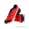 Salomon Speedcross WP Kids Trail Running Shoes, Salomon, Red, , Boy,Girl, 0018-11998, 5638277549, 195751946094, N1-06.jpg