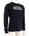 ION Logo L/S Mens Biking Shirt, ION, Black, , Male, 0408-10142, 5638281092, 9010583032986, N1-01.jpg