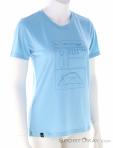 Salewa Eagle Pack Dry Women T-Shirt, Salewa, Light-Blue, , Female, 0032-11571, 5638282382, 4053866651172, N1-01.jpg