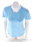 Salewa Eagle Pack Dry Women T-Shirt, Salewa, Light-Blue, , Female, 0032-11571, 5638282382, 4053866651172, N3-03.jpg