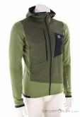 Ortovox Fleece Grid Hoody Hommes Veste en laine polaire, Ortovox, Vert foncé olive, , Hommes, 0016-12241, 5638282823, 4255736205939, N1-01.jpg