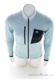 Ortovox Fleece Grid Mens Fleece Jacket, Ortovox, Light-Blue, , Male, 0016-12242, 5638282847, 4255736205984, N3-03.jpg