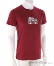 Ocun Raglan Mens T-Shirt, Ocun, Dark-Red, , Male, 0290-10362, 5638285387, 8591804653216, N1-01.jpg