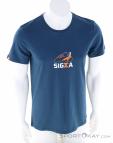 Ocun Classic Sigma-Shoe Mens T-Shirt, Ocun, Blue, , Male, 0290-10376, 5638285570, 8591804665813, N2-02.jpg