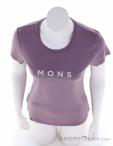 Mons Royale Icon Merino Classic Damen T-Shirt, , Lila, , Damen, 0309-10327, 5638291416, 9420070069102, N3-03.jpg