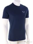 Salewa Puez Dry'Ton Mens T-Shirt, Salewa, Dark-Blue, , Male, 0032-11582, 5638291641, 4053866648400, N1-01.jpg