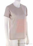 Salomon Sense Aero GFX Damen T-Shirt, Salomon, Beige, , Damen, 0018-12015, 5638293223, 195751962582, N1-01.jpg